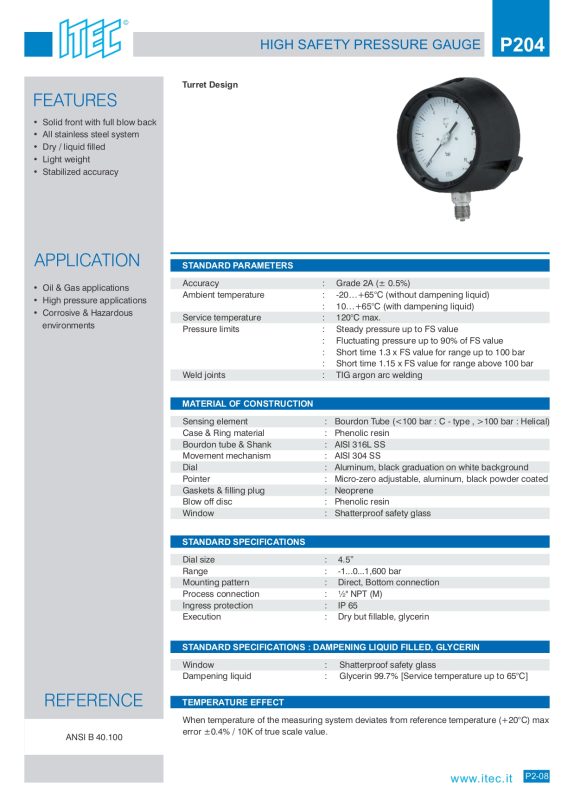 P204 Pressure Gauge page 0001