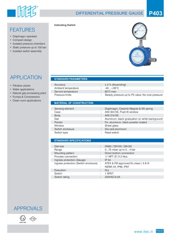 P403 Pressure Gauge page 0001