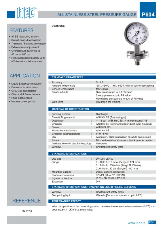 P604 Pressure Gauge page 0001