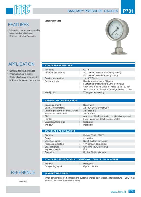 P701 Pressure Gauge page 0001
