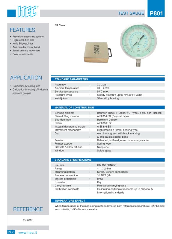 P801 Pressure Gauge page 0001