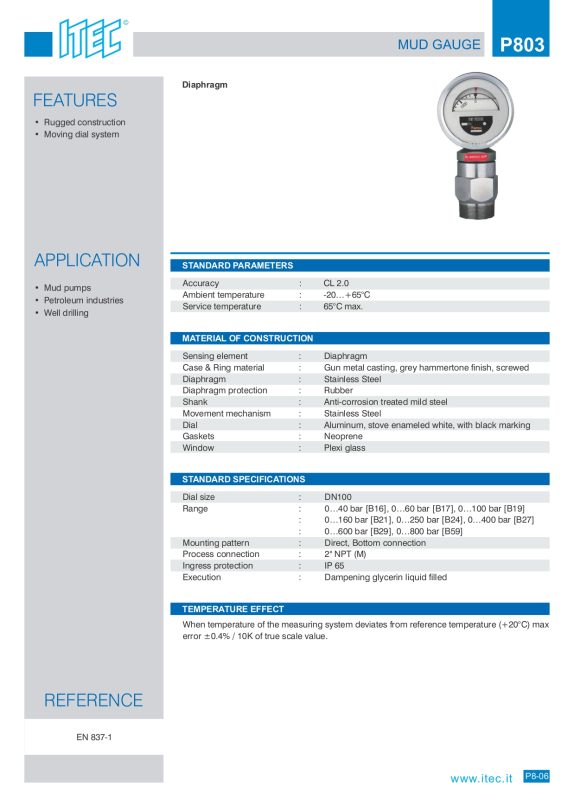 P803 Pressure Gauge page 0001