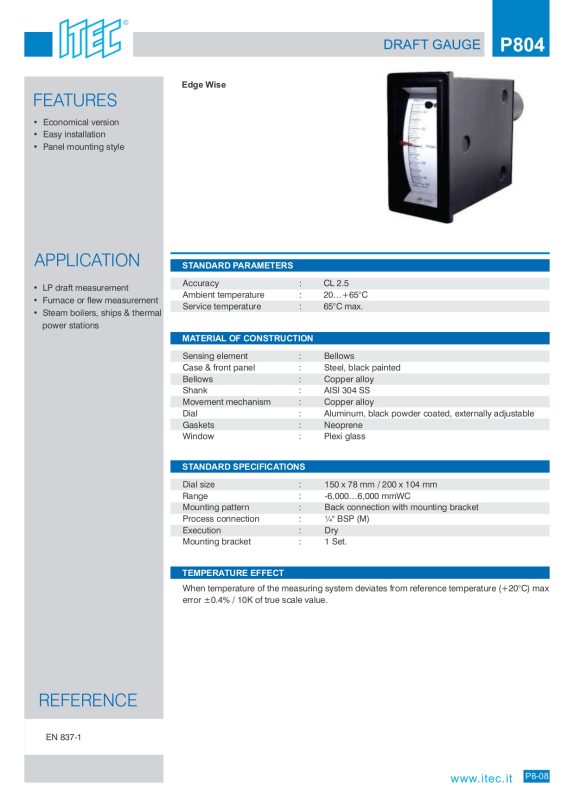 P804 Pressure Gauge page 0001