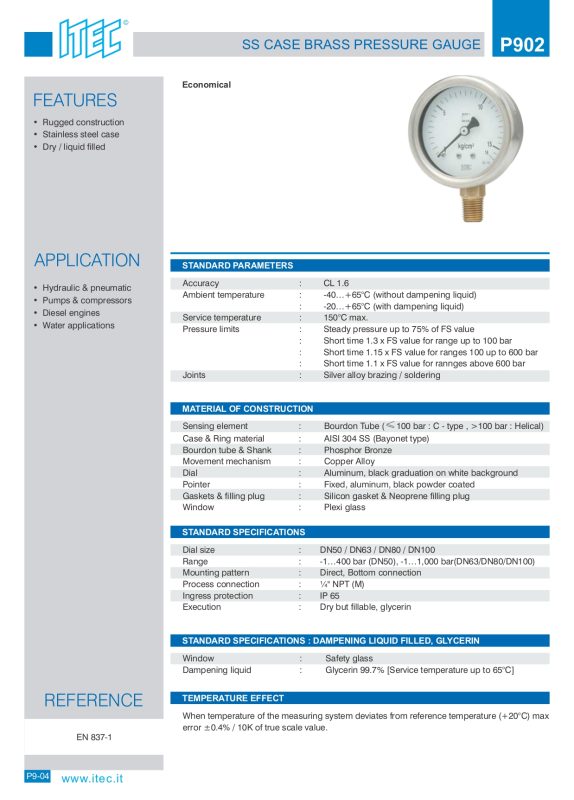 P902 Pressure Gauge page 0001
